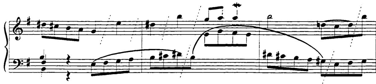 Example 56: Air, mm. 2-4.
