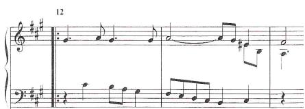 (b) bars 12-14.