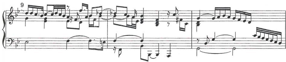 (b) bars 9-10.