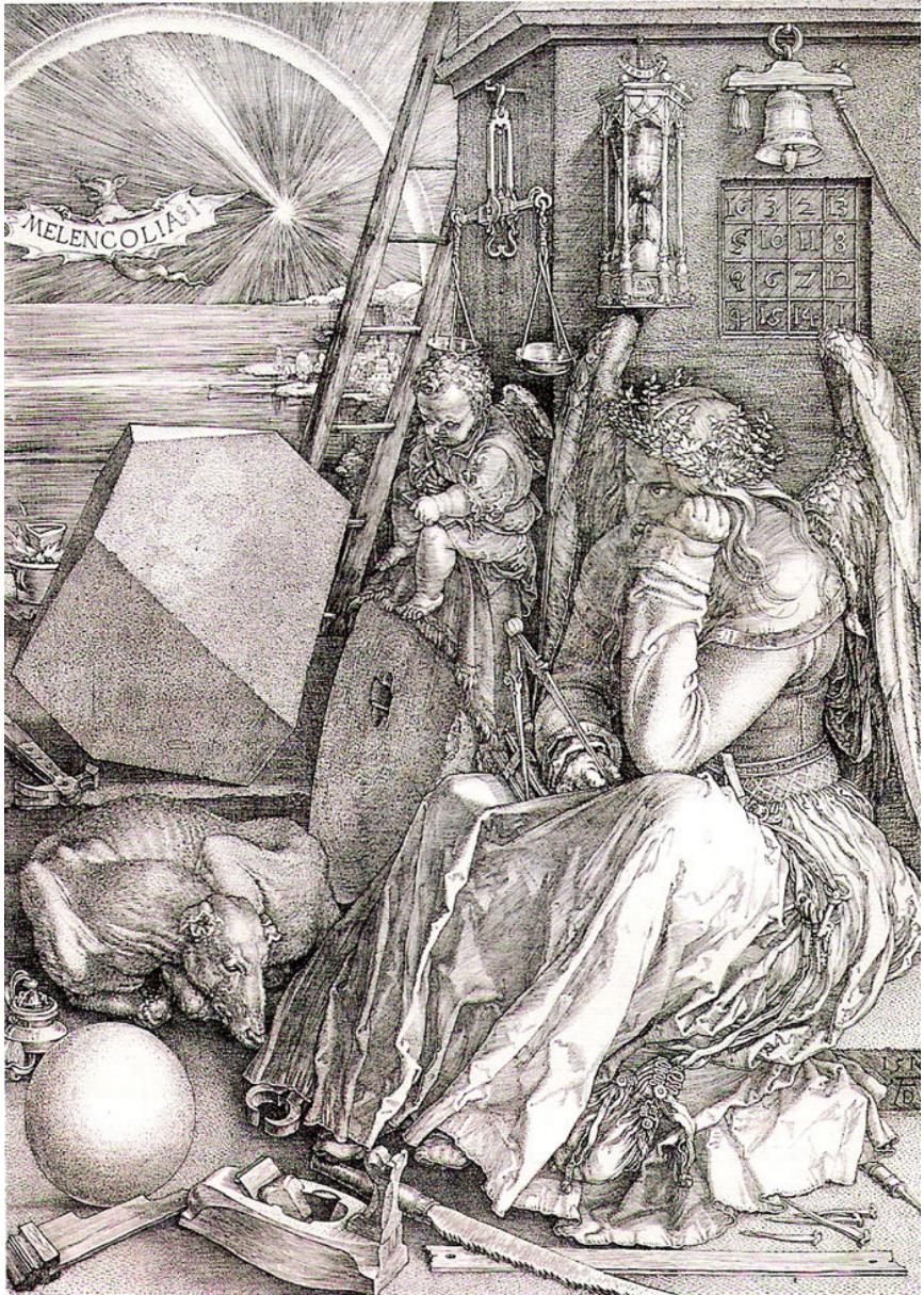 Figure 4.2. Albrecht Dürer, Melencolia I (1514).