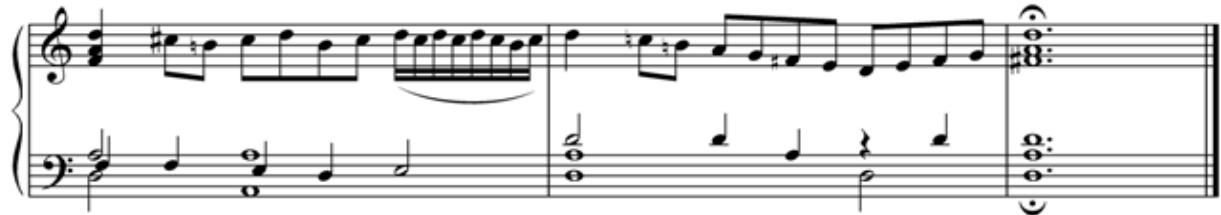 Abb. 34. Orlando Gibbons: Fantasia (MB XX/8, T. 23).