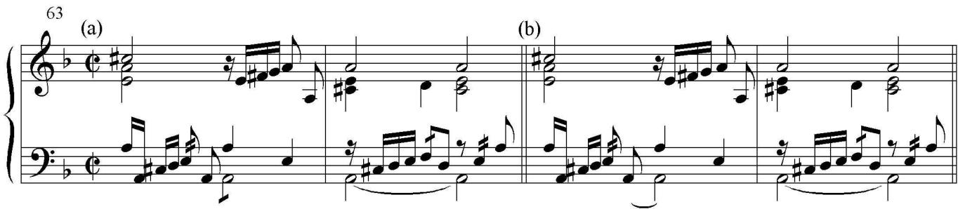 Ex. 19. Byrd, “Lachrimae” Pavan, mm. 75–8