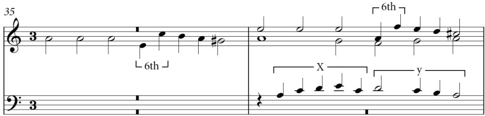Ex. 2a: FbWV 205, 1-2, 21–3, and 35-6.