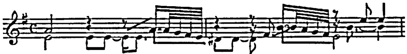 Example 88. N. Bruhns: exordium: tirata figures, bars 16-17 (detail)