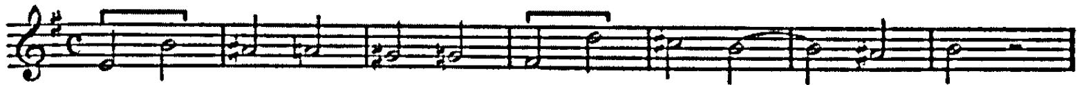 Example 97. N. Bruhns: narratio subject, bars 21-27 (detail)