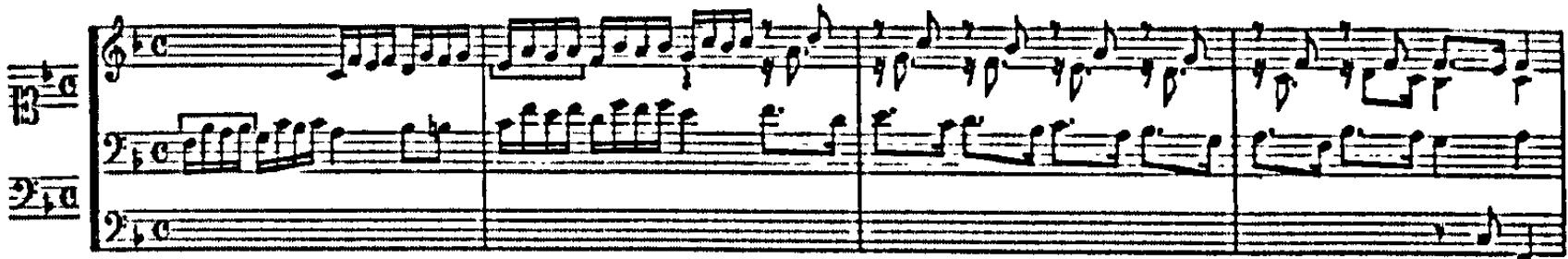 Example 101. BuxWV 144: Prelude in F major: exordium (bars 1-4)
