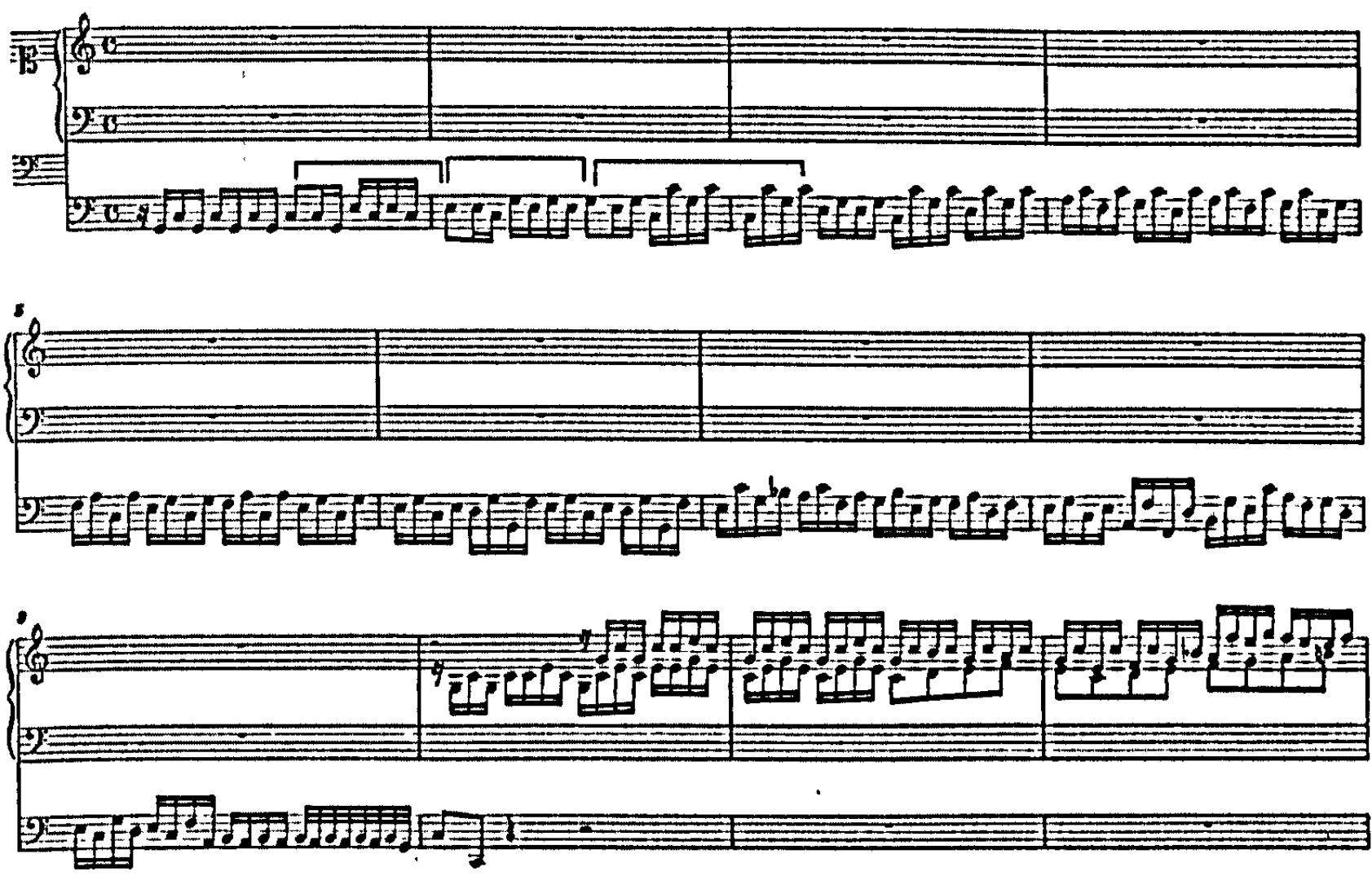 Example 108. BWV 531: Prelude in C major: exordium (bars 1-12) $^{85}$
