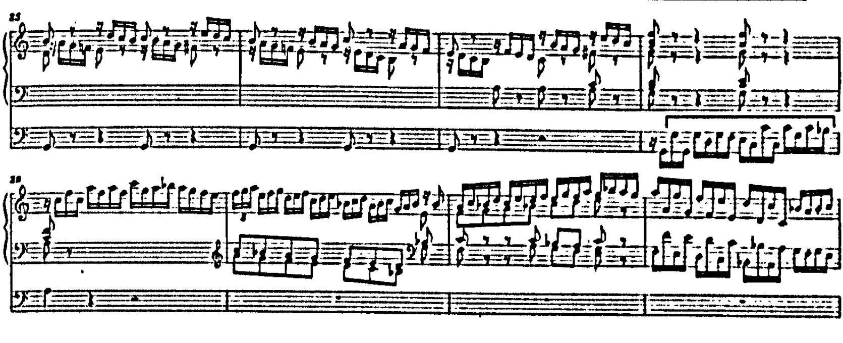 Example 109. BWV 531: exordium (bars 25-32)