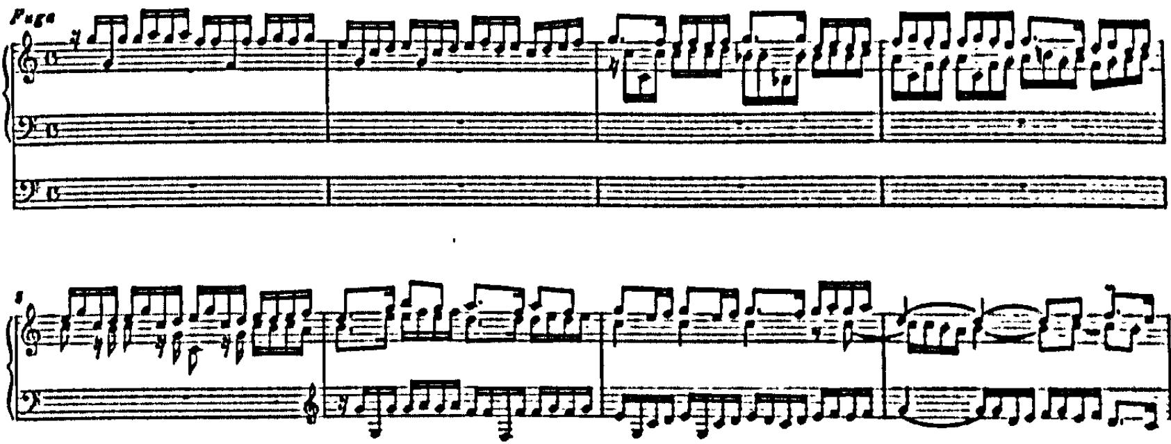 Example 110. BWV 531: confirmatio (bars 1-8)
