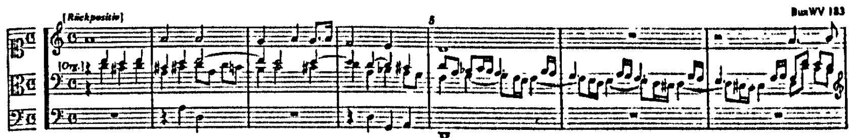 Example 2. BuxWV 183: Durch Adams Fall ist ganz verderbt (bars 1-7) $^{33}$