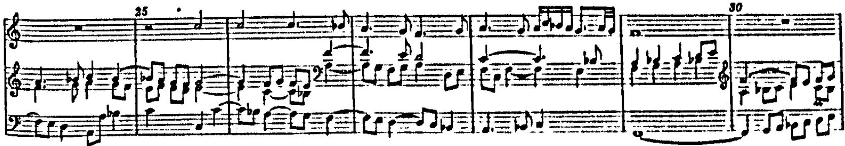 Example 5. BuxWV 183: Durch Adams Fall ist ganz verderbt (bars 24-30)
