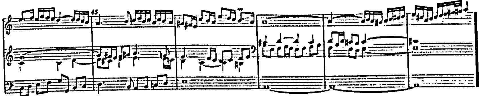 Example 8. BuxWV 183: Durch Adams Fall ist ganz verderbt (bars 44-49)
