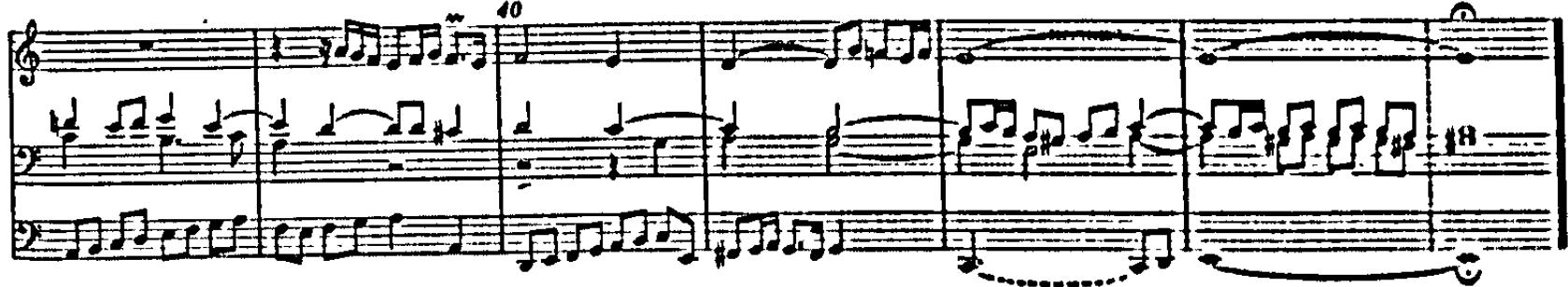 Example 16. BuxWV 178: Ach Herr, mich armen Sünder (bars 38-44)
