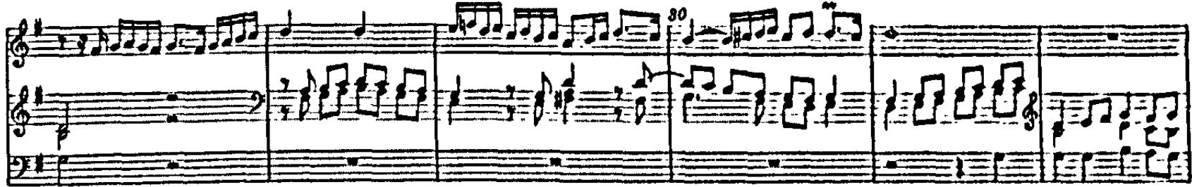 Example 19. BuxWV 182: Der Tag, der ist so freudenreich (bars 27-32)