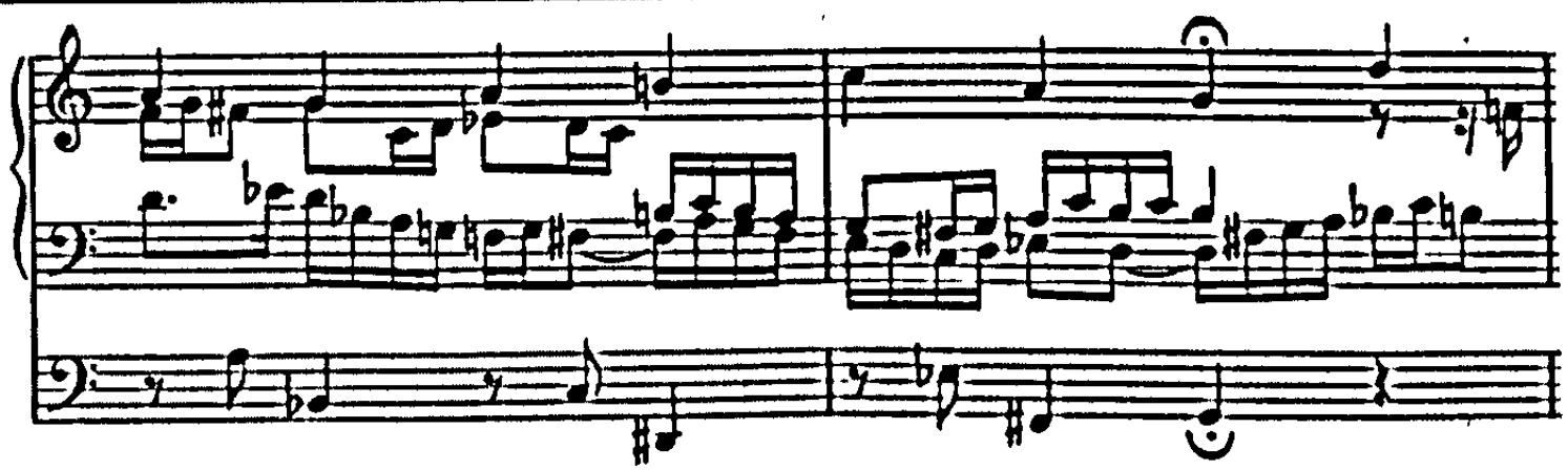 Example 24. BWV 637: Durch Adams Fall ist ganz verderbt (bars 9-10)