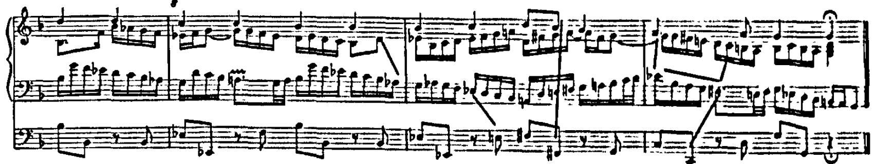 Example 37. BWV 644: Ach wie flüchtig, ach wie nichtig (bars 7-10)