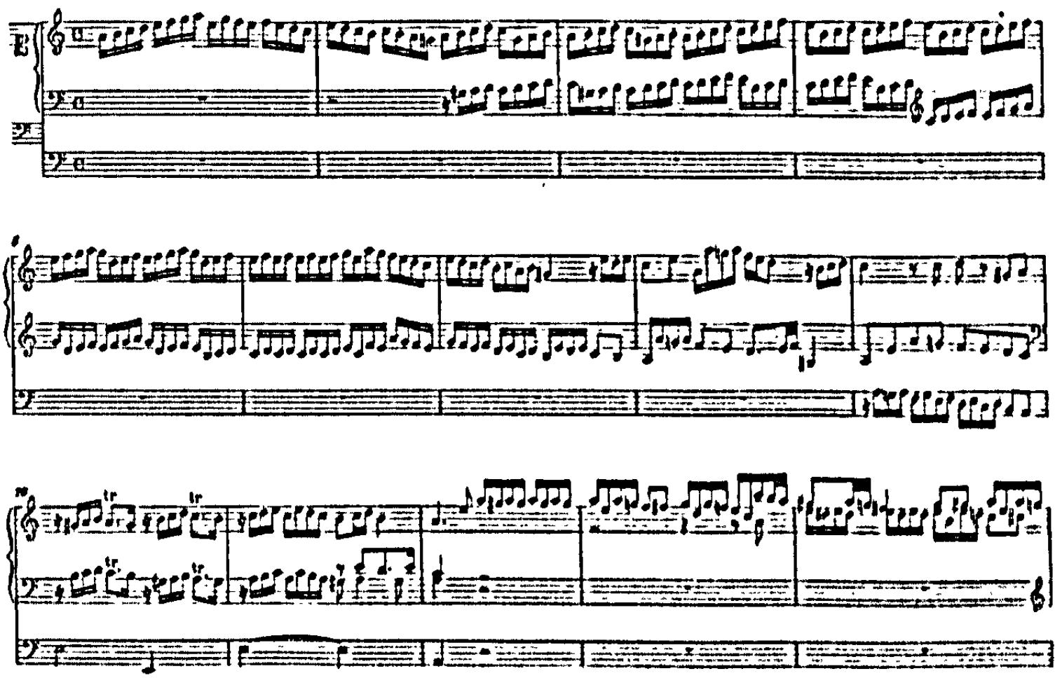 Example 56. BWV 551: Prelude in A minor: exordium and narratio (bars 1-14) $^{57}$