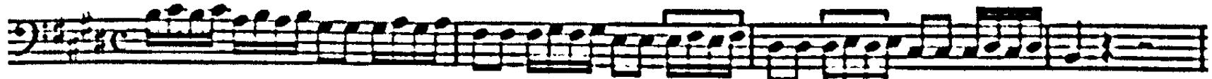 Example 75. BWV 566: narratio pedal, bars 49-52 (detail)