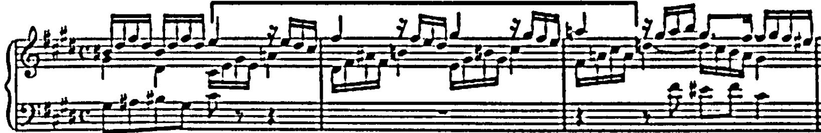 Example 76. BWV 566: narratio: auxesis figure (bars 69-71)