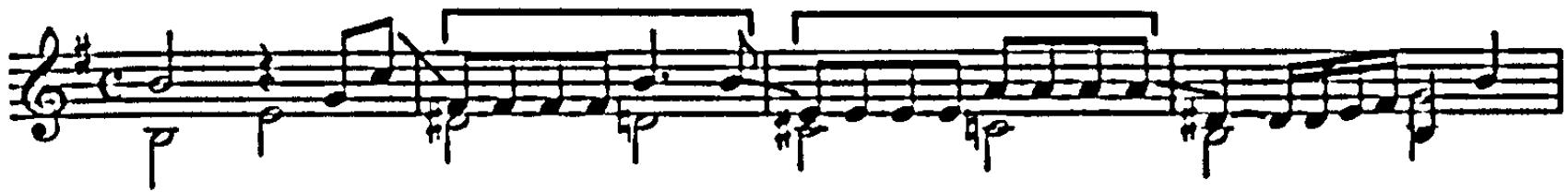 Example 87. N. Bruhns: narratio answer and countersubject (bars 27-30)