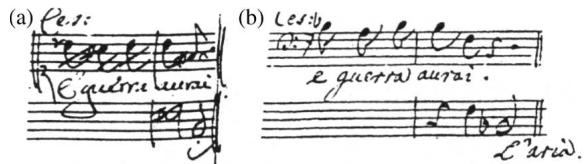 33 (a) Leo, Catone in Utica, p.126; (b) Handel, Catone, p.99
