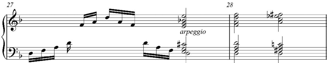 Exemplo 3: Fantasia, c. 27 e 28.
