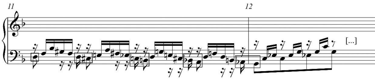 Exemplo 6: Fantasia, c. 10 a 12.