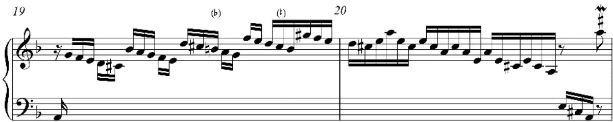Exemplo 7: Fantasia, c. 19 e 20.