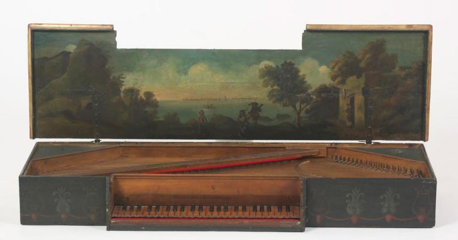 Fig.  66: Donatus de Undeis, Virginal, 1590, Germanisches Nationalmuseum, Nuremberg, MIR 1087; http://objektkatalog.gnm.de/objekt/MIR1087 (accessed on 4 March 2025).)