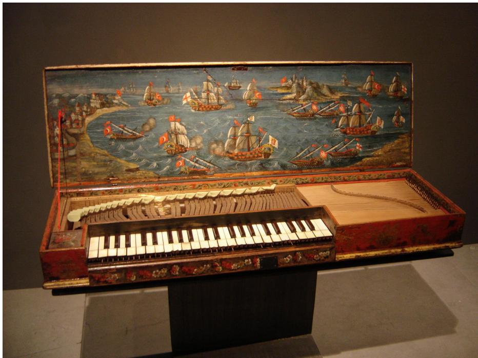 Fig. 67: Anon., Clavichord, 16th century, Musée de la Musique, Paris, E.2111; <https://commons. wikimedia.org/wiki/File:Clavicorde_Lépante.JPG> (accessed on 4 March 2025).