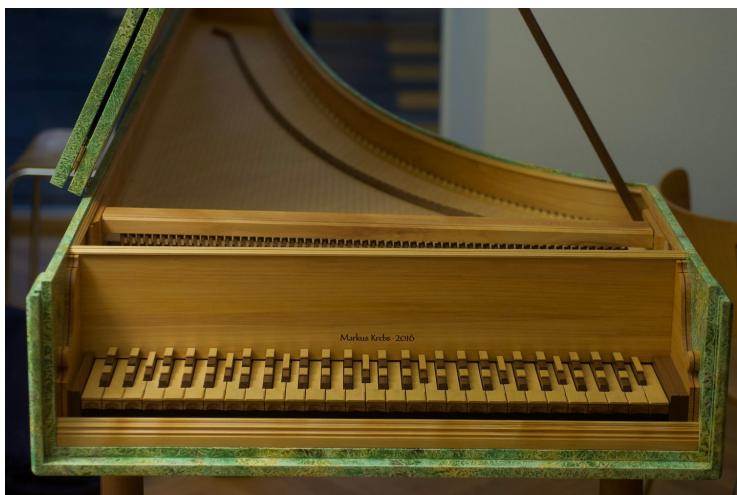 Fig. 2: Reconstruction of the clavemusicum omnitonum by ‘Studio31’ and Markus Krebs, Schaffhausen 2016 (Photo: Susanna Drescher).
