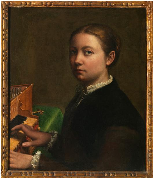 Fig.  1: Sofonisba Anguissola, Autoritratto alla spinetta (1554/55), oil on canvas, Naples, Museo di Capodimonte, Inv. no. Q358, <https://commons.wikimedia.org/wiki/File:Autoritratto_alla_ spinetta,_Sofonisba_Anguissola_001.JPG?uselang=it> (accessed on 24 August 2024)