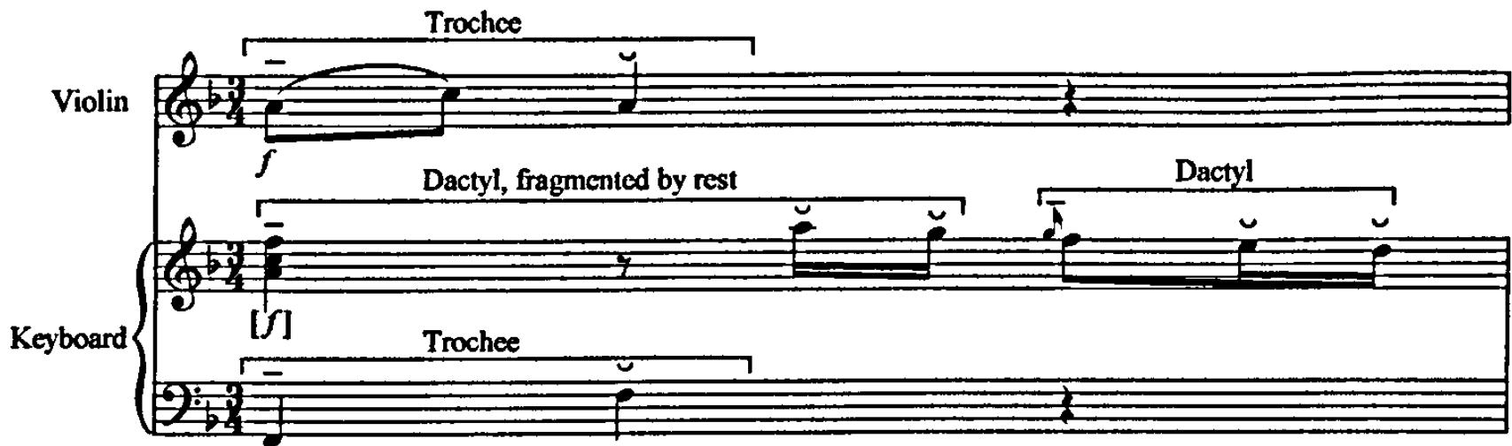 Example 5.48: K547, movement 2, bar 1.