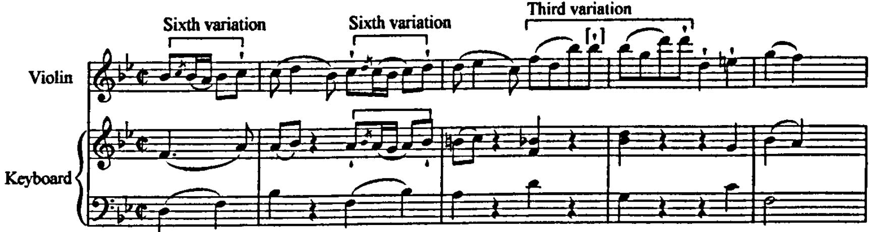 Example 4.37: K454, movement 3, bars 4-8.