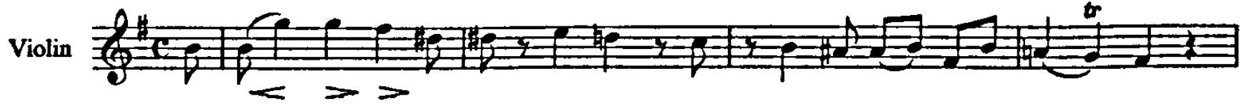 Example 4.49: Baillot&rsquo;s suggestions for varying Viotti&rsquo;s theme.