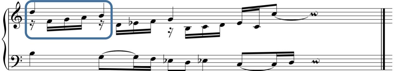 d) Rossi: Toccata ottava, 19