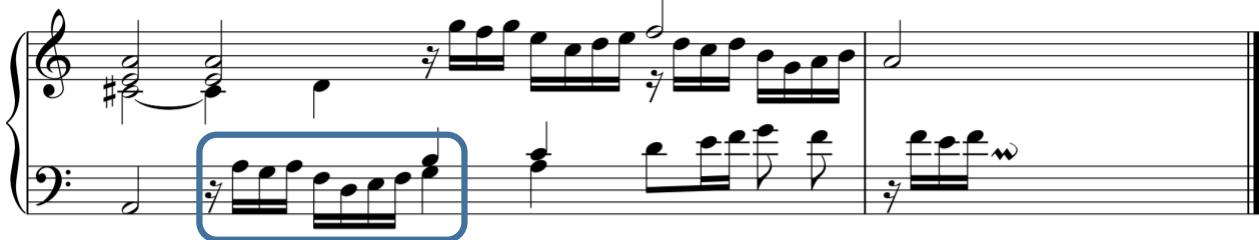 a) Ms Chigi Q.IV.25: Toccata 1a, b.25