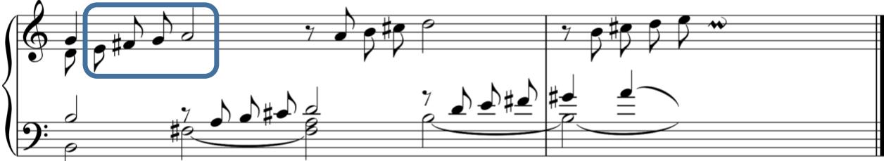 c) Frescobaldi: Secondo libro, Toccata quarta, 12-13