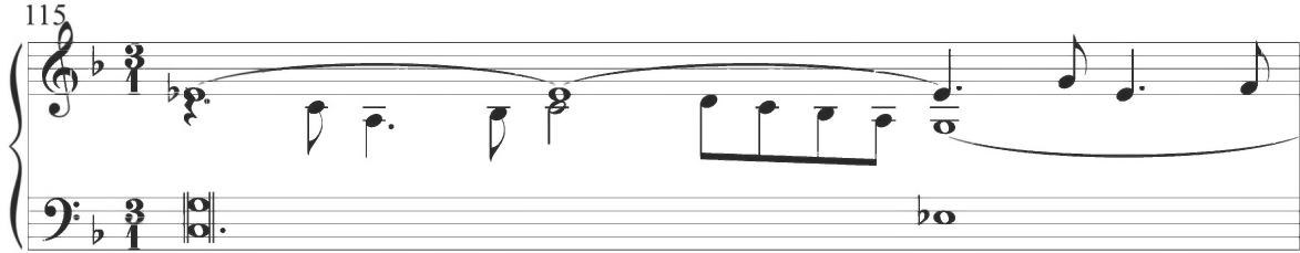 Correa, Cancion glosada, mm. 115-116