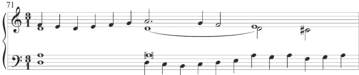 Correa, Cancion glosada, m. 71