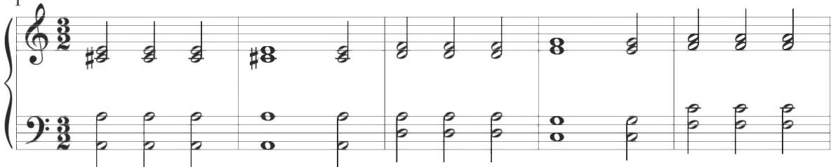 “Antonio,” Pavana con su glosa, mm. 1-5