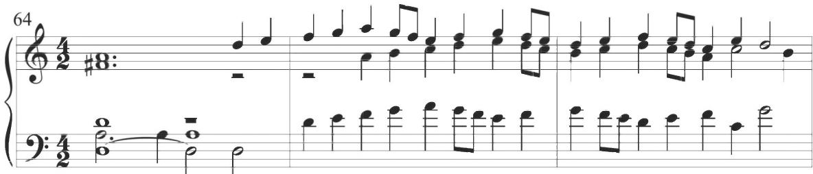Gabrieli, Pass&rsquo;e mezzo antico, mm. 64-66