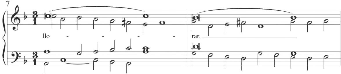Correa, Cancion glosada, mm. 7-10