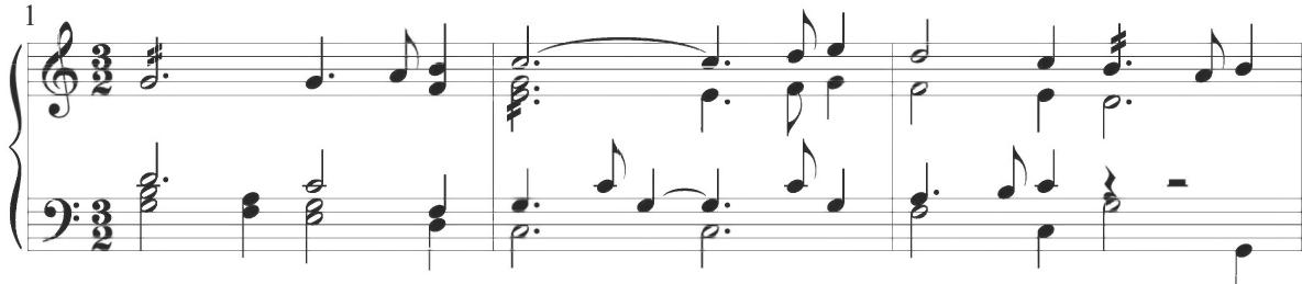 Byrd, Sellinger&rsquo;s Round, mm. 1-3
