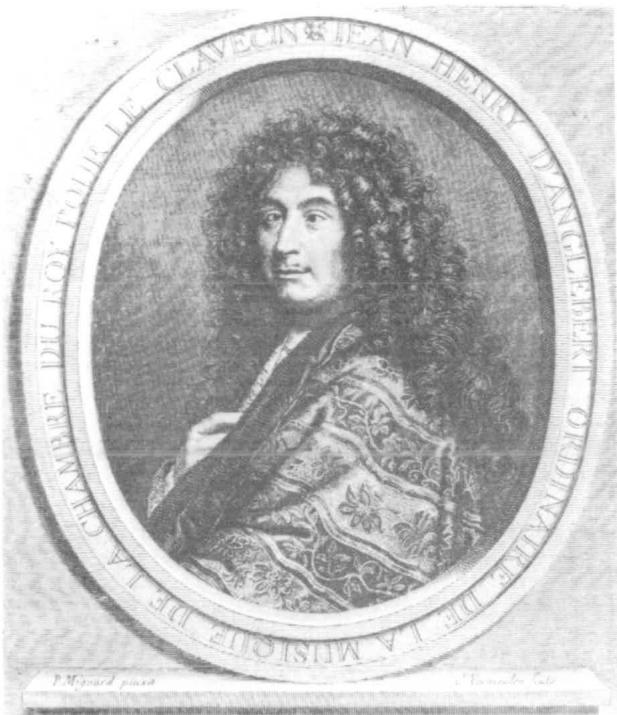 2 Jean-Henri D&rsquo;Anglebert (1635–1691): frontispiece engraving from his Pièces de clavecin (Paris, 1689)