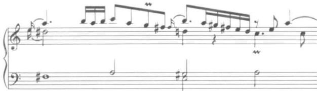 Ex.4 J.-P. Rameau, Prelude in A minor, Premier livre de pièces de clavecin (Paris, 1706), p.1