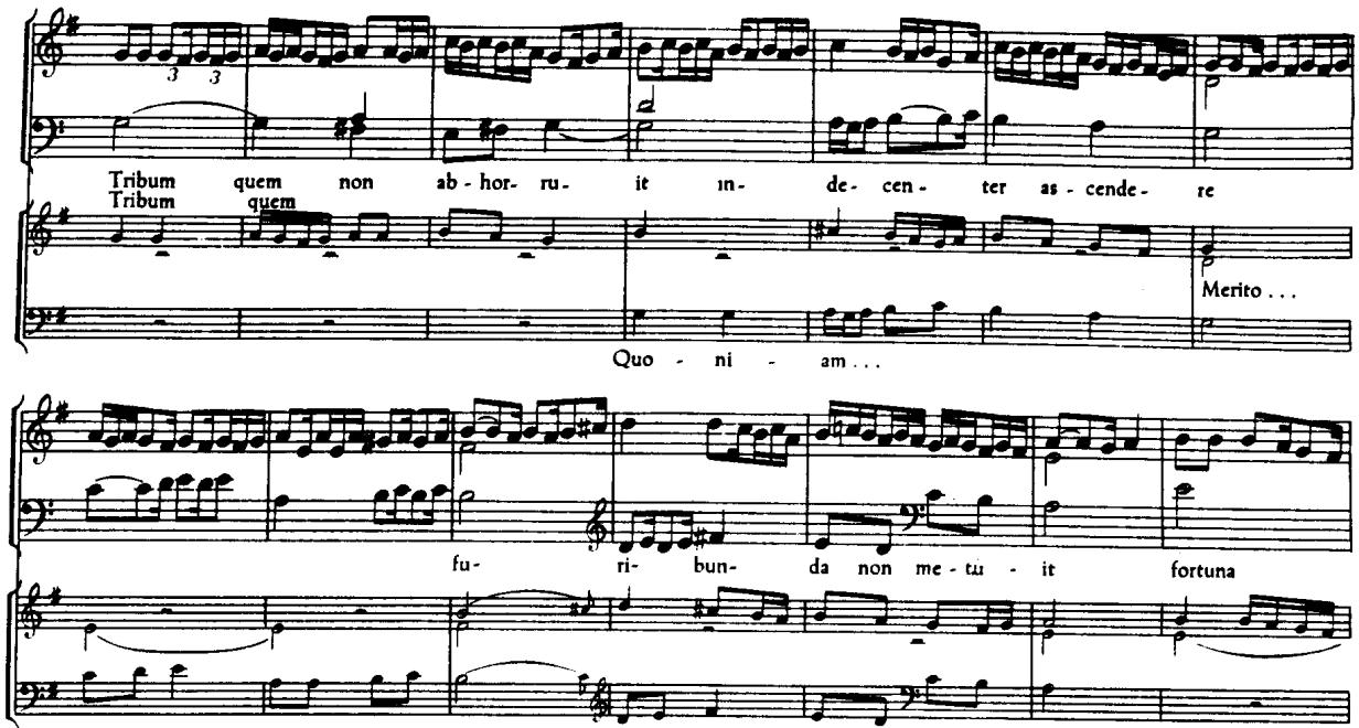 Ex.1.1 Anonymous, Tribum quem, b. 1-14