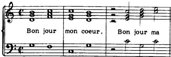 Ex.1.7 Philips, Bon Jour mõ Cueur (FVB I 317:1:1)