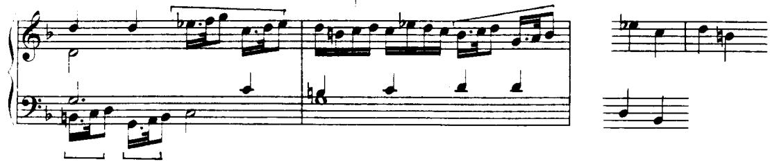 Sweelinck, Fantasia (FVB II 304:4:2)；Two descending crotchets are often the vehicle for diminution upon which the slide is made: $^{62}$