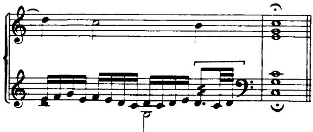 Byrde, Preludium (Pa, no.4, b.20)；(b)